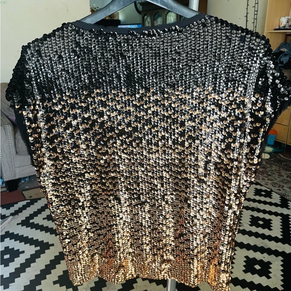 Tory Burch glitter going out too short sleeve